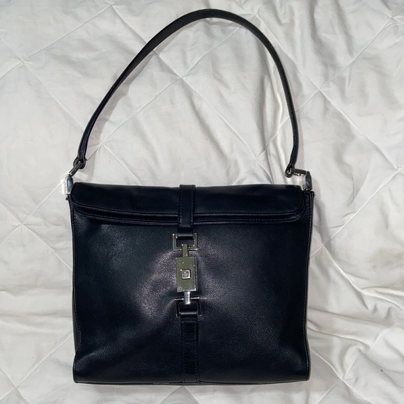 Vintage Like new GUCCI Jackie Shoulder Bag Leather Black - Picture 2 of 15